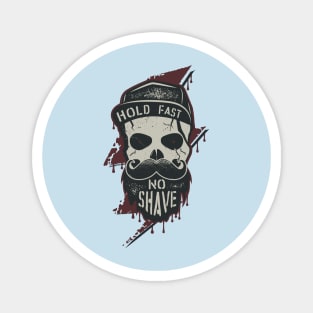 Bearded Skull Design Magnet